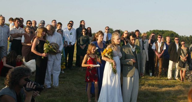 Kristýna Boková se za Pavla Lišku provdala v roce 2002.