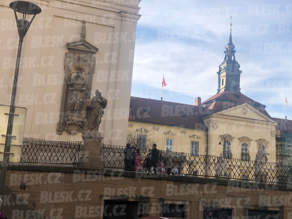 Utajená svatba Bolka Polívky v Brně.