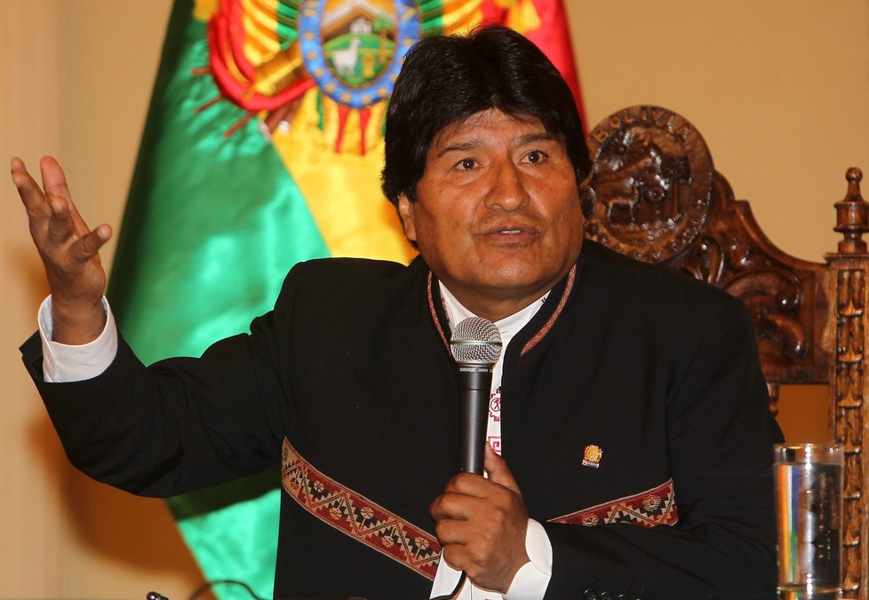 Bolívijský exprezident Evo Morales.