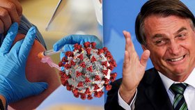 Bolsonaro perlí: nejlepší vakcínu už měl, virus bez příznaků