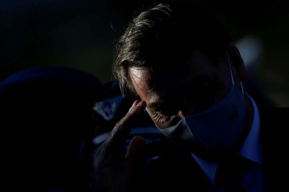 Brazilský prezident Bolsonaro v době koronaviru (24. 6. 2020)