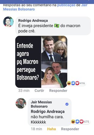 Posměšný komentář brazilského prezidenta Bolsonara na adresu Macronovy manželky Brigitte