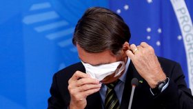 Brazilský prezident Jair Bolsonaro má koronavirus. (7.7.2020)