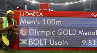 SOUHRN LOH Rio, 9. den: Bolt vládl, padl rekord, tenisté slavili bronz