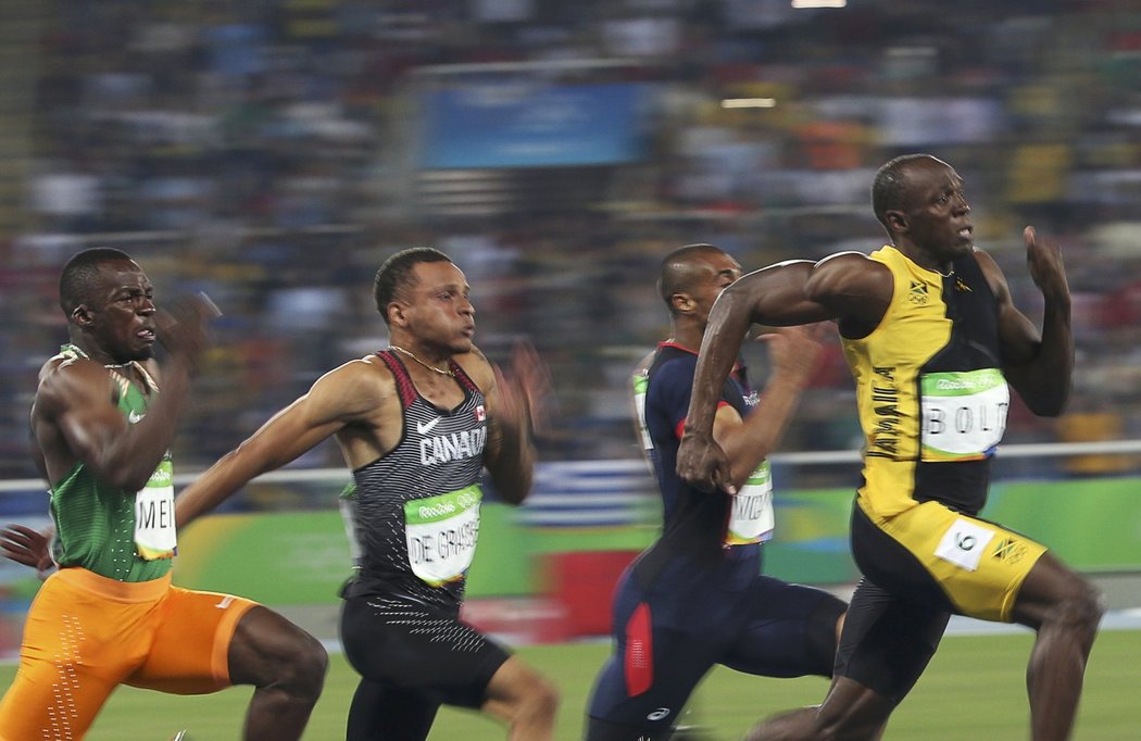 Sprinter Usain Bolt opět utekl všem