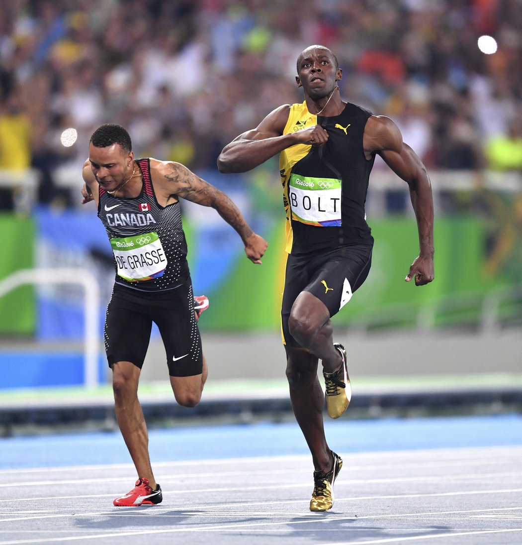 Sprinter Usain Bolt byl i v Riu na stovce nejrychlejší