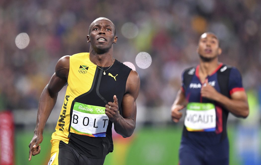Sprinter Usain Bolt byl i v Riu na stovce nejrychlejší