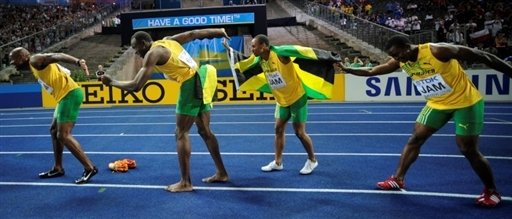 Usain Bolt ve štafetě