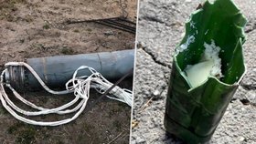 Rusové v Charkově testují různé typy zbraní. Třeba bomby s padákem či protipěchotní miny.