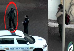 Muž se přepočítal. Jen za pár minut, co pohrozil bombou, jej zadrželi policisté.