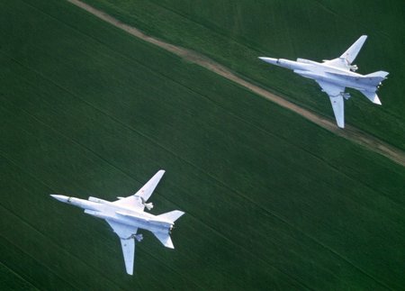 Strategické bombardéry Tu-22M3 jsou považovány za nosiče jaderných zbraní.