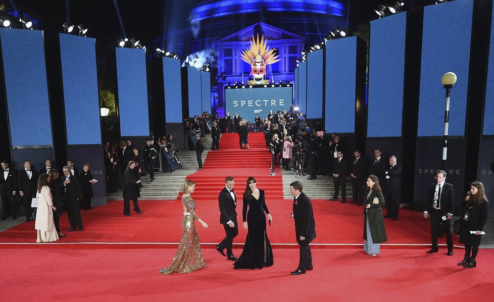 Premiéra filmu Spectre v Londýně