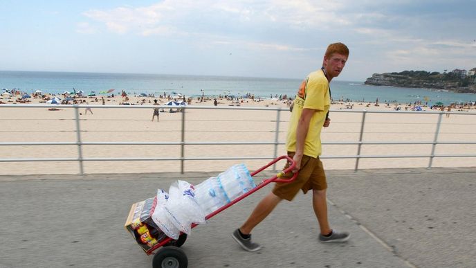 Bondi Beach v Sydney, ilustrační foto