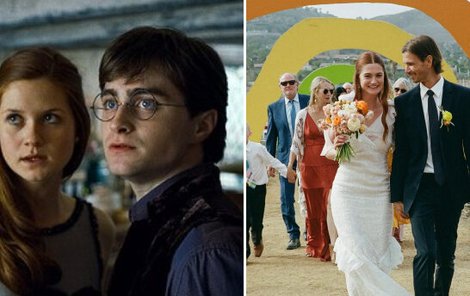 Ginny z Harryho Pottera se vdala! Eko veselku rok tajila