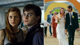 Ginny z Harryho Pottera se vdala! Detaily eko veselky rok tajila