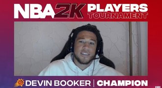 Hráči Phoenixu ovládli turnaj basketbalistů ve hře NBA 2K20. Vítězem je Booker
