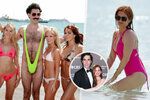 Borat vyvezl manželku na dovolenou.