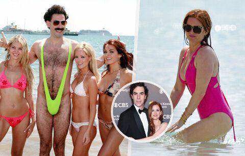 „Borat“ vyvezl manželku do Karibiku: Tahle slavná kočka mu porodila 3 děti!