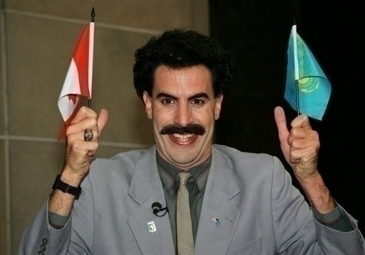 Cohenova nejslavnější postava - Borat