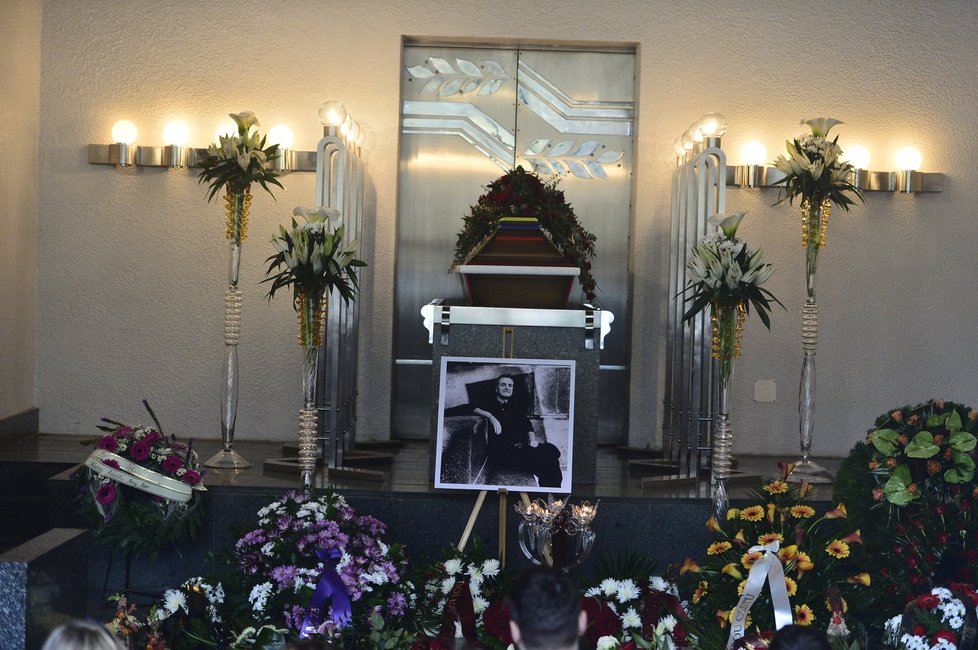 Pohřeb Bořka Šípka v pražském Motole