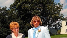Slezáčkova maminka na jeho svatbě