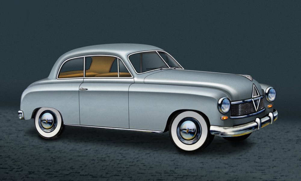 Po válce se Borgward vrátil k výrobě osobních automobilů čtyřválcovým typem Hansa 1500.
