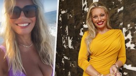 Lucie Borhyová a její sexy pozdrav z pláže při západu slunce