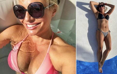 Moderátorka Lucie Borhyová (43): Sexy dovádění v plavkách! Fanoušci už se nemohli dočkat