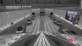 Muskova Boring Company ukázala návrhy svých podzemních stanic. Podle odborníků nemohou fungovat