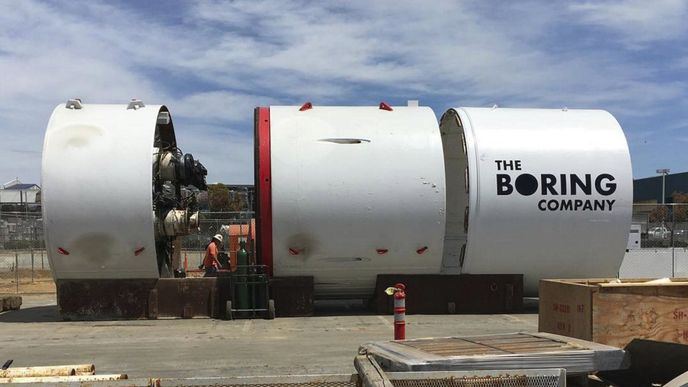 S tímto strojem Boring Company razí tunely