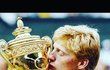 Legendární tenista Boris Becker vyhrál Wimbledon v pouhých 17 letech