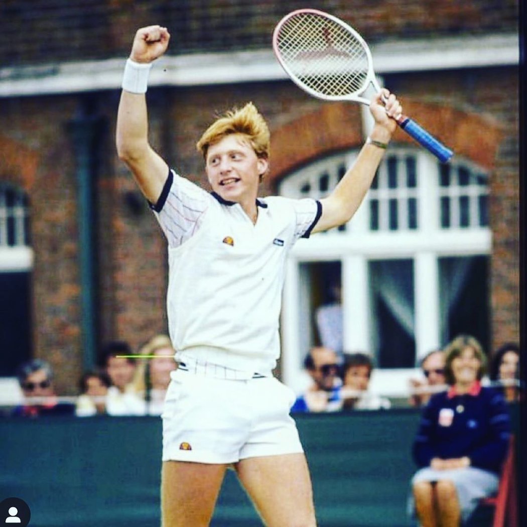 Legendární tenista Boris Becker vyhrál Wimbledon v pouhých 17 letech