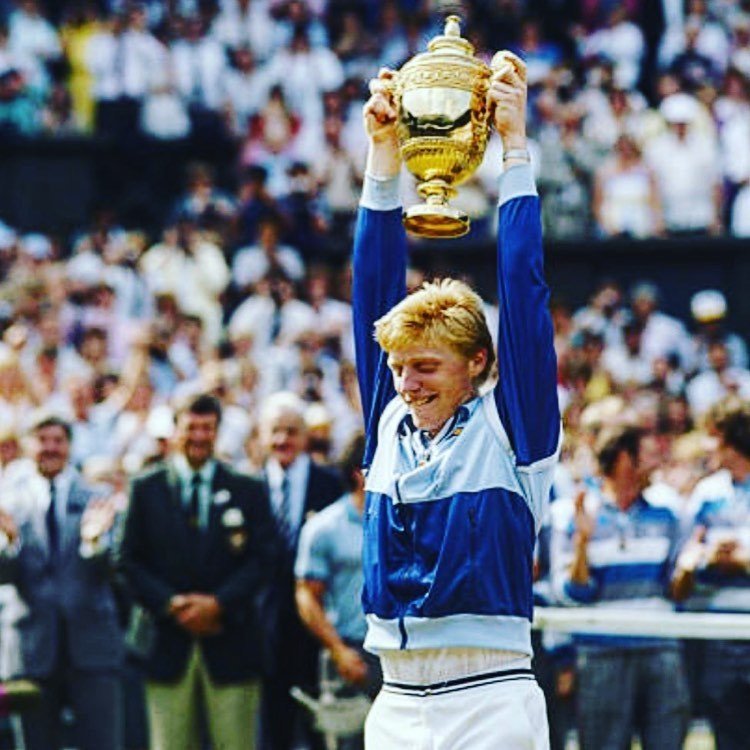 Legendární tenista Boris Becker vyhrál Wimbledon v pouhých 17 letech