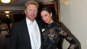 Boris Becker se svou manželkou Lilly