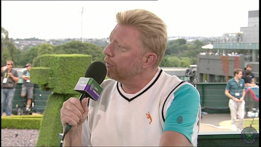 Bývalý veleúspěšný tenista Boris Becker opět komentuje