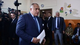 Předseda vlády Boris Bojkov při posledních bulharských volbách