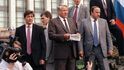 Ruský prezident Boris Jelcin byl jednoznačným vítězem