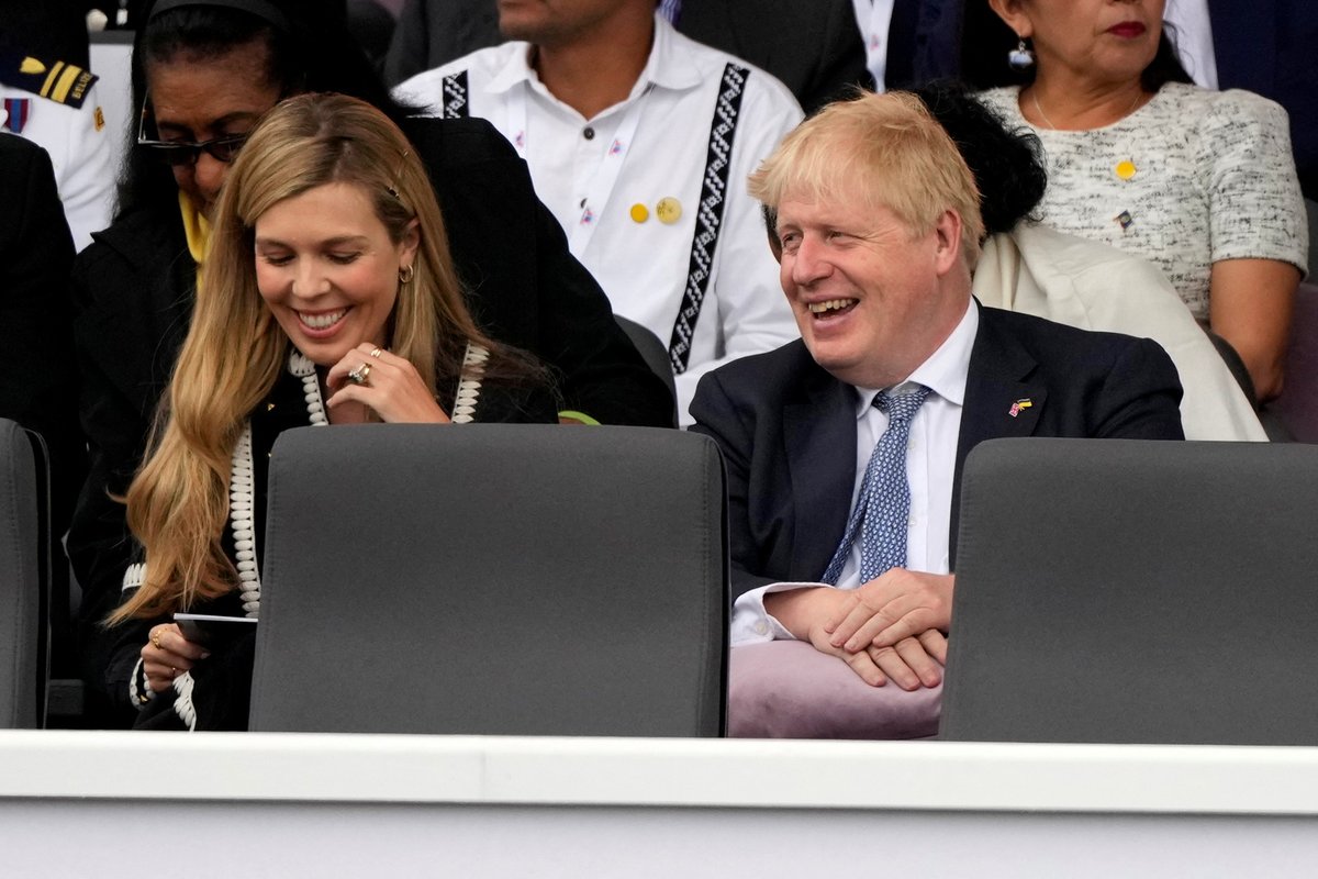 Boris Johnson s manželkou Carrie.