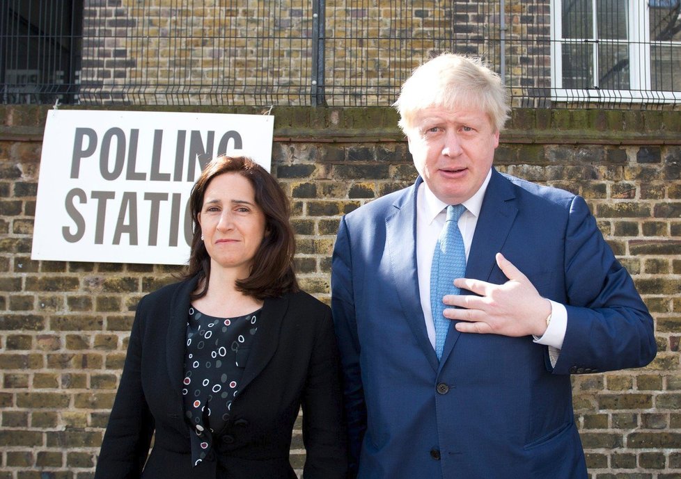 Boris Johnson a Marina Wheelerová.