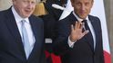 Britský ministerský předseda Boris Johnson a francouzský prezident Emmanuel Macron