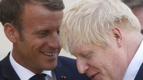 Schůzka britského ministerského předsedy Borise Johnsona a francouzského prezidenta Emmanuela Macrona v Paříži (22. 8. 2019)