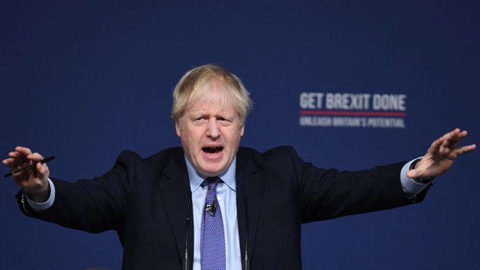 Britský ministerský předseda Boris Johnson