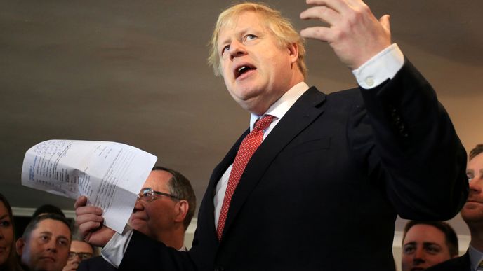 Britský premiér Boris Johnson