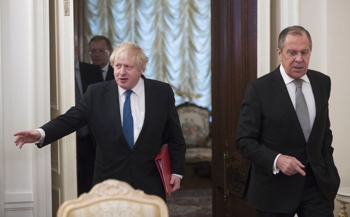 Britský ministr zahraničí Boris Johnson jednal v Moskvě se svým protějškem Sergejem Lavrovem