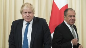 Britský ministr zahraničí Boris Johnson na návštěvě v Rusku (22.12.2017).