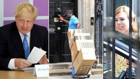 Boris Johnson a Carrie Symondsová už spolu bydlí v sídle britských premiérů, (2.08.2019).
