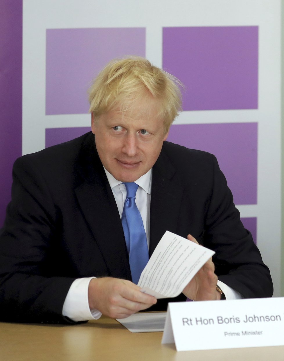 Britský premiér Boris Johnson