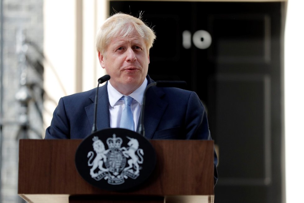 Novým britským premiérem se stal Boris Johnson, kterého vedením vlády pověřila královna Alžběta II. (24. 7. 2019)