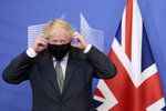 Jednání britského premiéra Borise Johnsona s šéfkou Evropské komise Ursulou von der Leyenovou (9.12.2020)