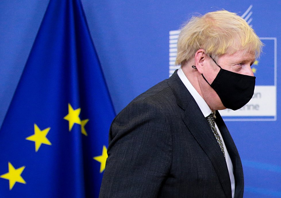 Jednání britského premiéra Borise Johnsona s šéfkou Evropské komise Ursulou von der Leyenovou (9. 12. 2020)